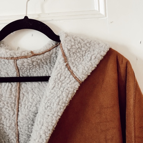 Zaful Teddy Fall Coat - Picture 2 of 2